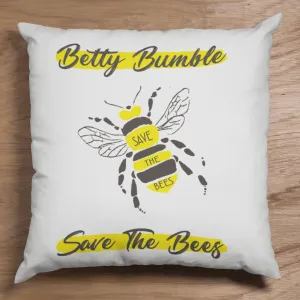Betty Bumble Save The Bees Cushion