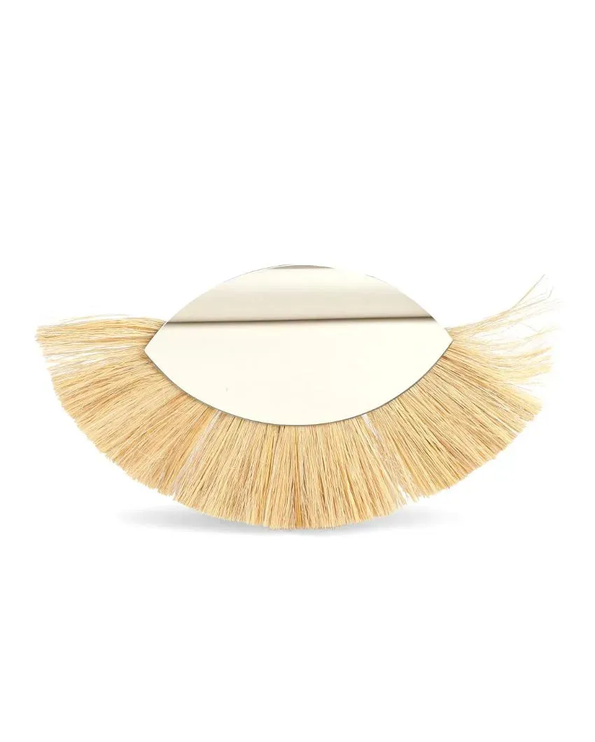 Eye Shaped Decorative Crafted Mirror