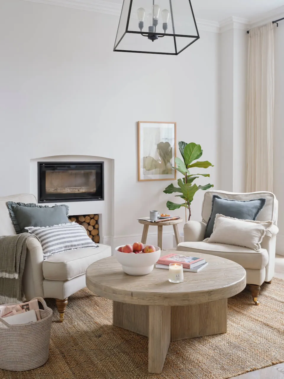 Fringe Linen Cushion Cover Putty