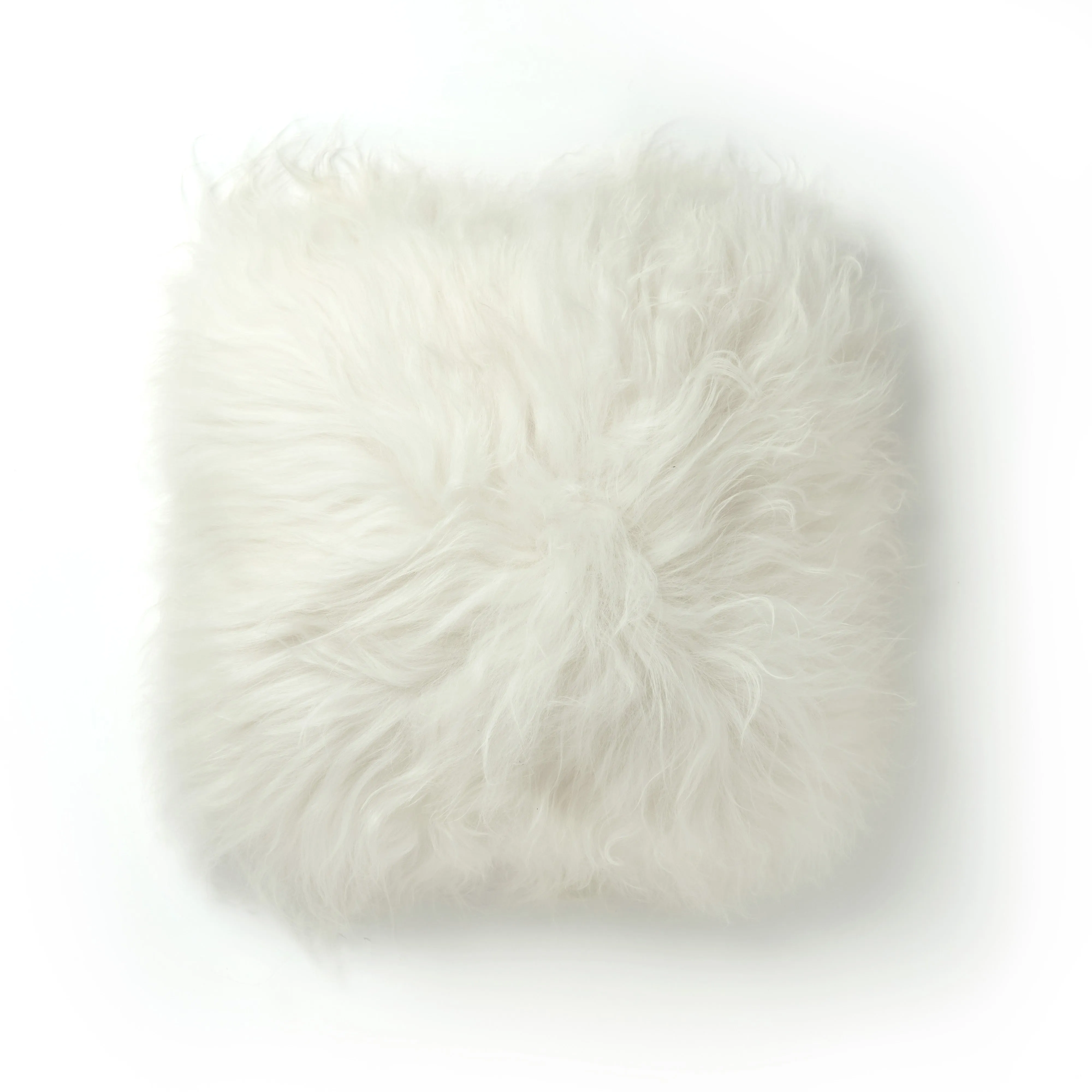 Icelandic Sheepskin Cushion - White