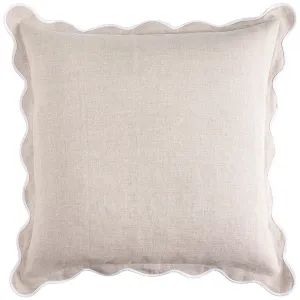 Linen Scallop Sand 55x55